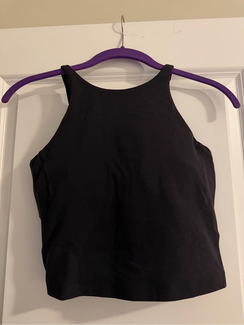 Lululemon nulu twist back yoga tank top size 6